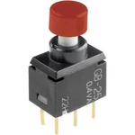 Miniaturní tlačítko NKK Switches GB25AH, 4 mm, 28 V DC/AC, 0,1 A, 2x zap/(zap), 0,4 VA