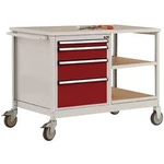 Mobilní dílenském model 1 s naolejovaná multiplex kryt 30 mm Šxhxv 1135 x 590 x 810 mm Manuflex MW2001.3003 MW2001.3003