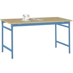Manuflex BB3035.5012 Servírovací stolek základní stacionárně s multiplex stolní deska ve světle modrá RAL 5012, Šxhxv: 1250 x 600 x 780 mm