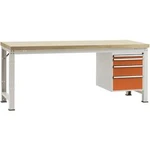 Kompletní dílenském základní PROFI s multiplex deska, Šxhxv = 1500 x 700 x 840 mm Manuflex WP5424.2001 WP5424.2001