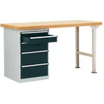 Dílenském COMBI model 1 s multiplex deska, Šxhxv = 2000 x 700 x 840 mm Manuflex WC5078.7016 WC5078.7016