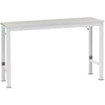 Manuflex AU8129.7035 Pracovní Přístavný stůl univerzální speciální s PVC dekorační deska, Šxhxv = 2000 x 1000 x 722-1022 mm