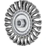 Kulatý kartáč KŮŇ, 115 x 22 mm, tloušťka drátu 0,5 mm Se závitem M14 PFERD POS RBG 11512/M14 ST 0,50, 43312002, 1 ks