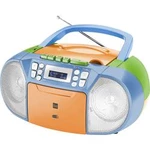 Rádio s kazetovým přehrávačem Dual DAB-P 210 Boombox, CD, kazeta, AUX, barevná