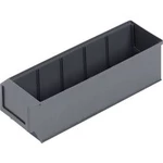 Tmavě šedý skladovací box 300 x 91x81 mm Alutec 66027, (d x š x v) 300 x 91 x 81 mm, tmavě šedá