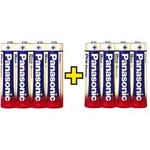 Tužková baterie AA alkalicko-manganová Panasonic Pro Power 4+4 gratuites, 1.5 V, 8 ks