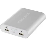 Powerbanka Basetech BTP-3, Li-Ion akumulátor 10400 mAh, stříbrná, bílá