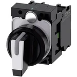 Kloubový spínač Siemens 3SU1100-2BL60-1NA0, 2 x 45 °, černá, bílá, 1 ks