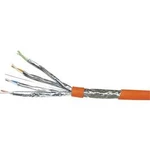 Ethernetový síťový kabel CAT 7a S/FTP VOKA Kabelwerk 170203-50, 4 x 2 x 0.25 mm², oranžová, metrové zboží