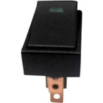 Kolébkový přepínač do auta TRU COMPONENTS TC-R13-207L-SQ GREEN 12V/DC, 12 V/DC, 20 A, s aretací
