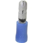 Kulatý faston TRU COMPONENTS 1583025, 1.50 - 2.50 mm², Ø pin: 5 mm, částečná izolace, modrá, 1 ks