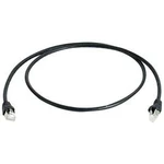 Síťový kabel RJ45 Telegärtner L00004A0060, CAT 6A, S/FTP, 7.50 m, černá