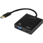 USB / VGA / HDMI adaptér LogiLink UA0234, černá