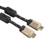 HDMI kabel Hama [1x HDMI zástrčka - 1x HDMI zástrčka] černá 0.75 m