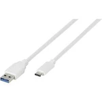 USB 3.0 kabel Vivanco DCVVUSBC30A10W 37560, 1.00 m, bílá