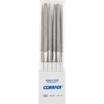 Sada jehlových pilníků CORRADI 160 mm švýcarských zubů 1 v plastovém boxu PFERD NFB 125 160 H 1 12325163 160