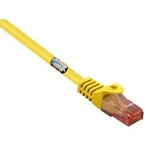 Síťový kabel RJ45 Basetech BT-1719395, CAT 6, U/UTP, 10.00 m, žlutá