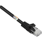 Síťový kabel RJ45 Basetech BT-1717495, CAT 5e, U/UTP, 25.00 cm, černá
