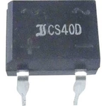 Můstkový usměrňovač Diotec B40D, U(RRM) 80 V, U(FM) 40 V, 1 A, DIL (rastr 7,5 x 5 mm)