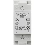 Zvonkový transformátor na lištu Friedland D780, 8 V/AC,bílá