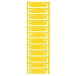 Conductor markers, MultiCard, 60 x 11 mm, Polyamide 66.6, Colour: Yellow Weidmüller Počet markerů: 60 SFX 11/60 MC NE GE V0Množství: 60 ks
