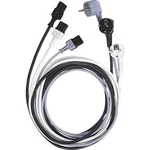 Síťový kabel s IEC zásuvkou LAPP 73222334, 2.50 m, černá