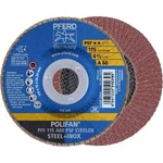 Vějířovitý brusný kotouč PFERD PFF 115 A 60 PSF STEELOX 67646115, Ø 115 mm/