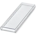 Kryt pouzdra na DIN lištu Phoenix Contact EMG150-H 7,5MM KLAR 100 x 7.5 , 5 ks