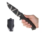 Nůž s pevnou čepelí ANV® M311 Spelter – Černá (Barva: Černá, Varianta: camo čepel - DLC + Kydex® pouzdro)