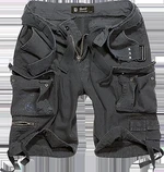 Kraťasy Savage Vintage Brandit® – Černá (Barva: Černá, Velikost: S)