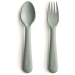 Mushie Fork and Spoon Set príbor Sage 2 ks