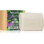 Faith In Nature Lavender & Geranium organický tuhý šampón s levanduľou 85 g