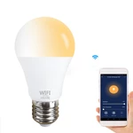 Smart WiFi E27 E26 Bulb CW+WW AC110/220V Supports Alexa Google Home Voice Control APP Control