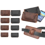 Leather Waist Bag Card Mobile Phone Storage Cover Bag Waterproof Tactical Bag For XS XR XSMAX 5.1"/5.5"/6.3" Phone