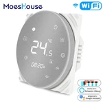 MoesHouse BHT-6000 WiFi Smart Thermostat Water/Electric Floor Heating Water/Gas Boiler Temperature Controller Smart Life