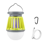 Thorfire SolarMosquito Killer Lantern IPX6 Waterproof Mosquito Zapper 3 Modes Camping Light USB/Solar Charging Mosquit