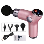 USB Electric Percussion Massage Guns HandHeld Deep Muscles Relaxing Shock Vibration Therapy Device Percussive Massager W