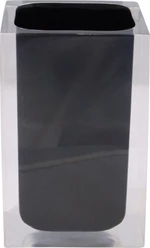 GRUND Kelímek na kartáčky CUBE černý 7x7x11 cm