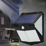 188/333 LED Solar Power Street Light PIR Motion Sensor Wall Lamp Outdoor Garden Path Yard Lighting