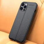 Bakeey for iPhone 12 Pro Max Case Litchi Pattern with Lens Protector Shockproof PU Leather + TPU Soft Protective Case Ba