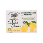 Le Petit Olivier Exfoliating Body Soap Lemon Peel 200 g telový peeling pre ženy