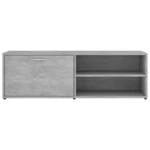 TV Cabinet Concrete Gray 47.2"x13.4"x14.6" Chipboard