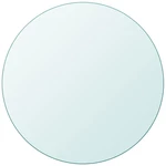 Table Cover Tempered Glass Round 19.7"