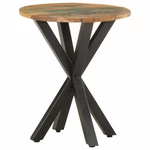 Side Table 18.9"x18.9"x22" Solid Reclaimed Wood