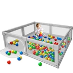 79'' Baby Playpen Infants Toddler Safety Kids Packable & Portable Play Pens Activity Play Yard +Gate for Babies and Todd
