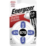Knoflíková baterie ZA675, Energizer PR44, zinek-vzduch, vhodné do naslouchátek, 4 ks