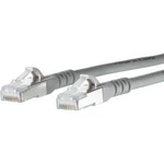 Síťový kabel RJ45 Metz Connect 130845B533-E, CAT 6A, S/FTP, 25.00 m, šedá