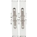 Faston spojka Klauke 8102 2.8 mm x 0.8 mm, 180 °, plná izolace, transparentní, 1 ks