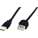 Kabel USB 2.0, USB A/USB zásuvka A, 1,8 m, Digitus