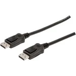 DisplayPort kabel Digitus [1x zástrčka DisplayPort - 1x zástrčka DisplayPort] černá 10.00 m